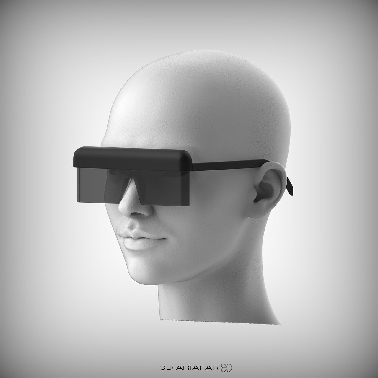 Tommy Ariafar sunglasses - 003 3D model_4