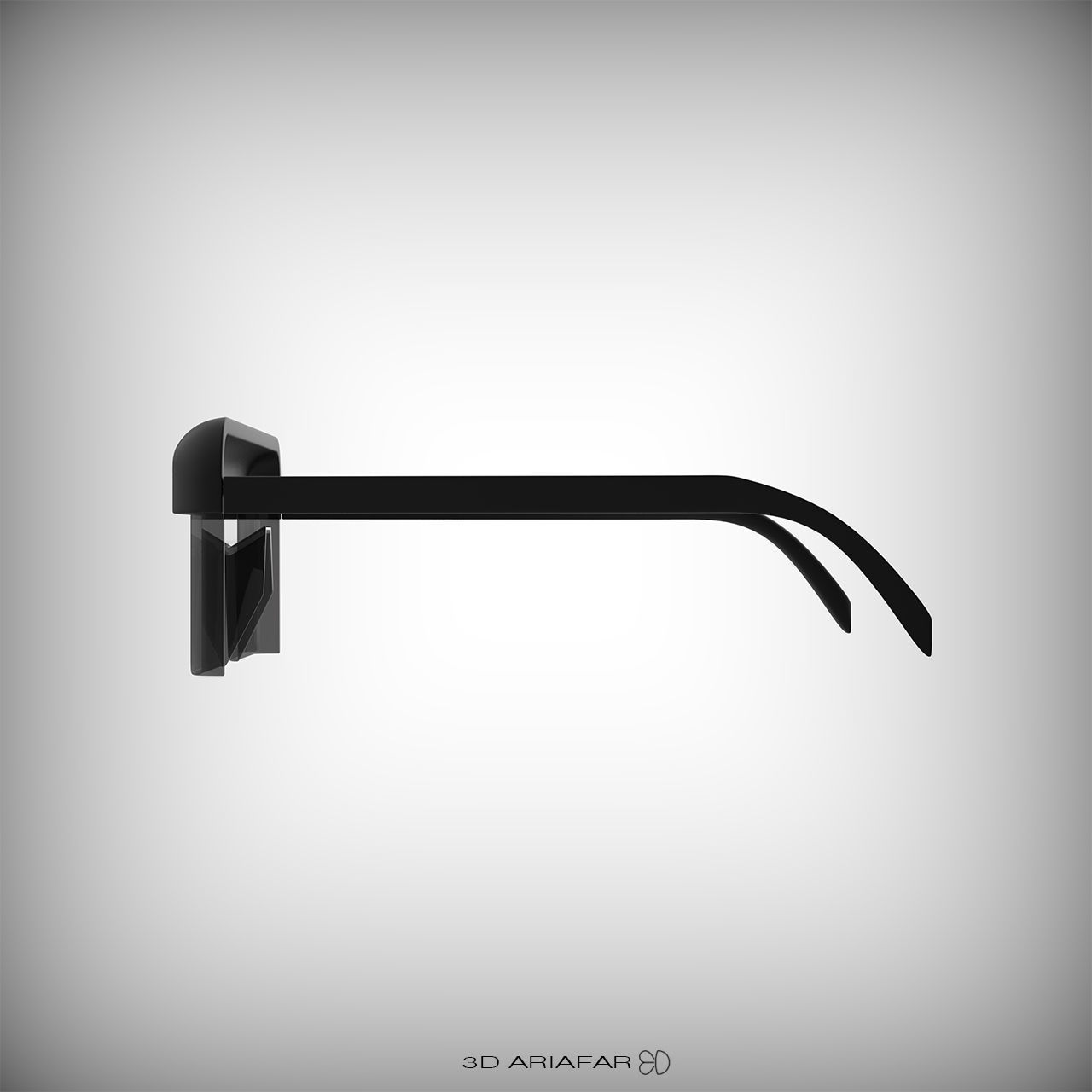 Tommy Ariafar sunglasses - 003 3D model_2