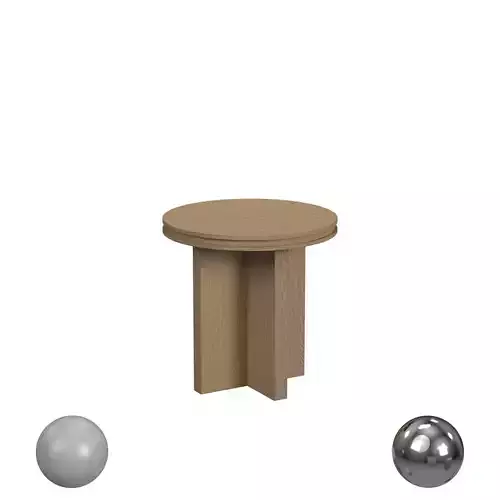 Waterfall Round End Table