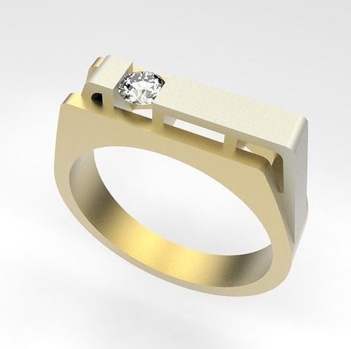 Mans ring  Free 3D print model