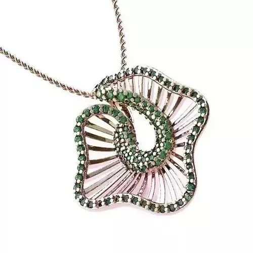 Jewelry Set Elegant Gold 3D print model