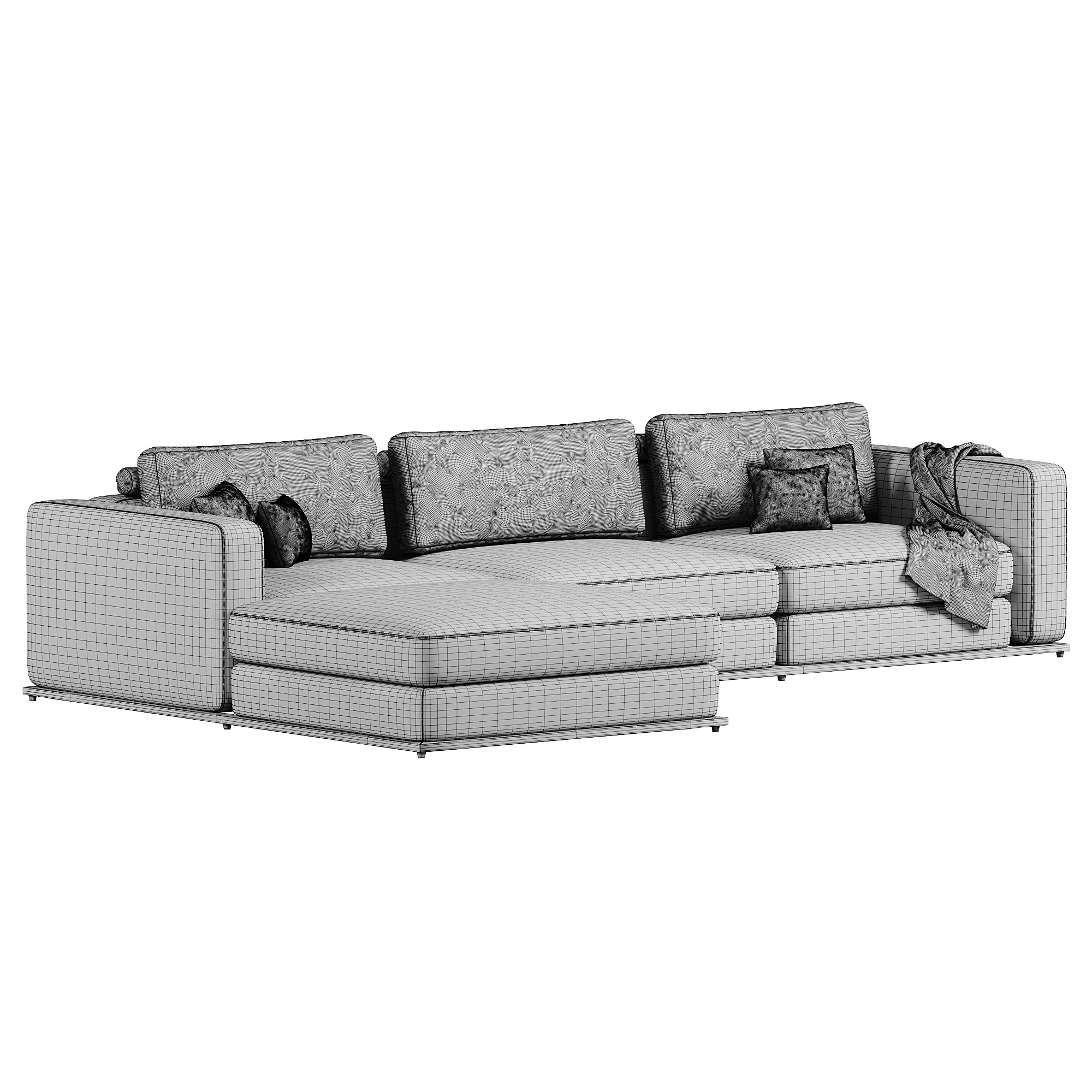 Milo Modular Sectional 3D model_6