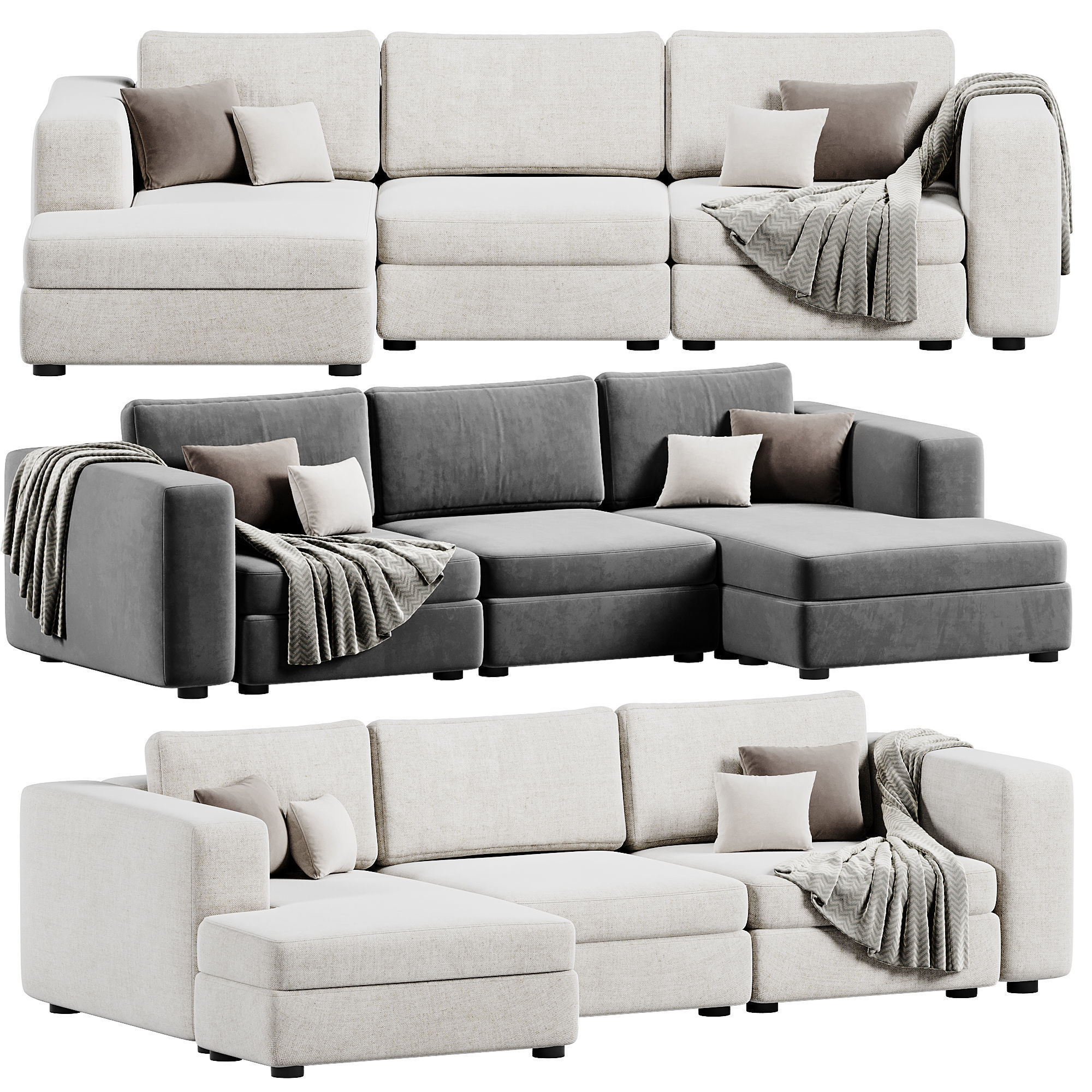 Rene Rectangular 3D model_3