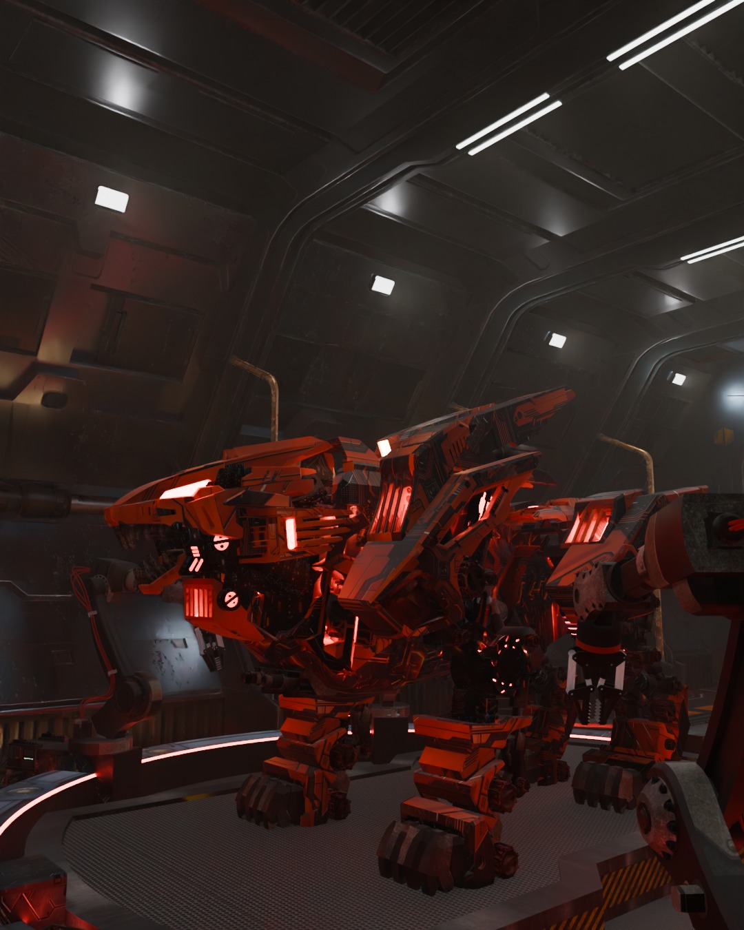 Blade Liger  Low-poly 3D model_3