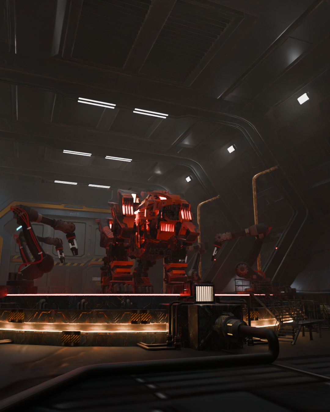 Blade Liger  Low-poly 3D model_4