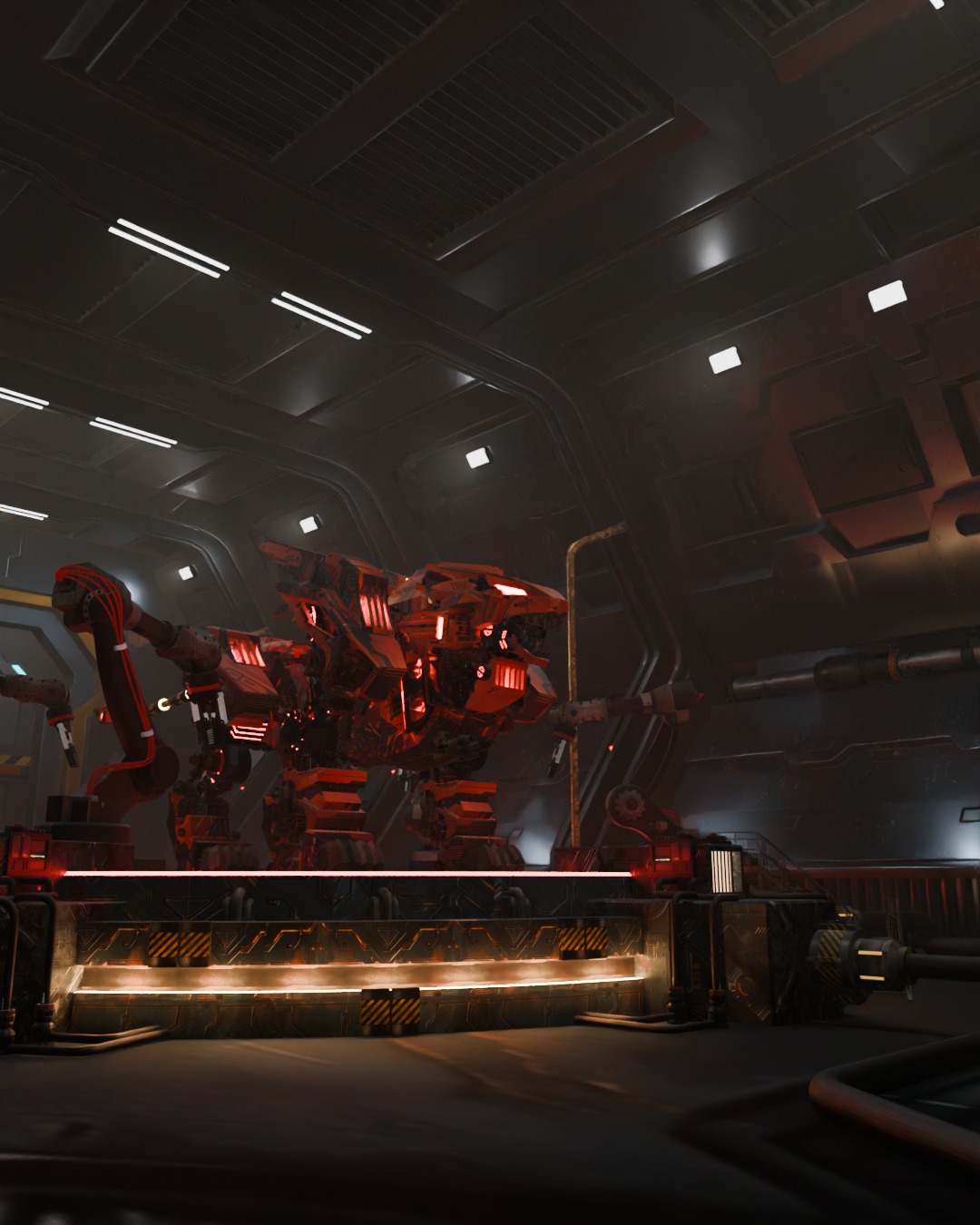 Blade Liger  Low-poly 3D model_1