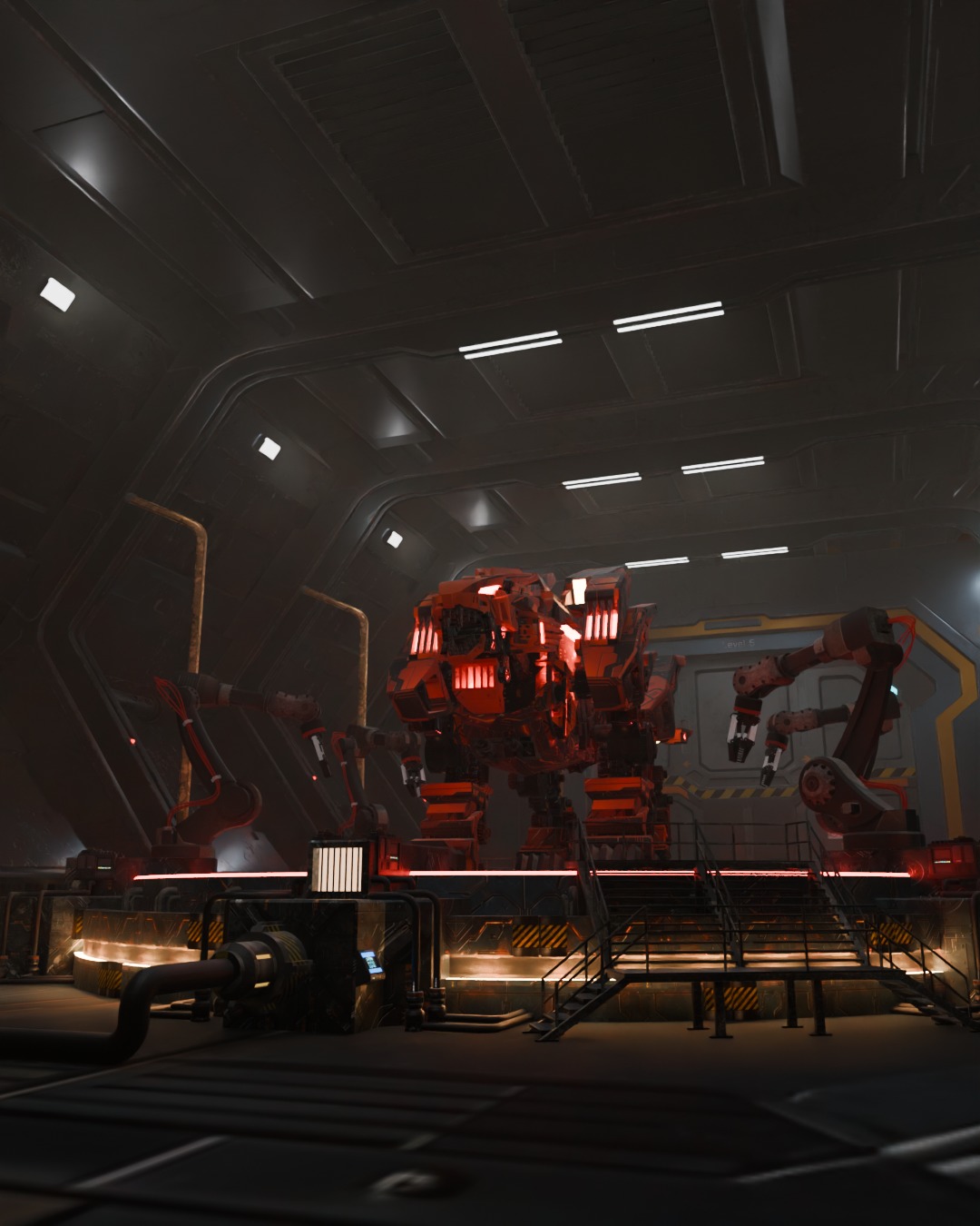 Blade Liger  Low-poly 3D model_8