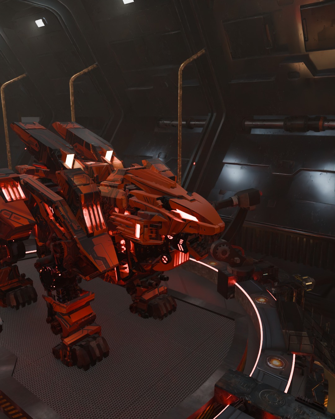 Blade Liger  Low-poly 3D model_7