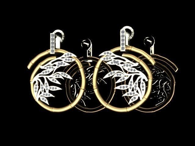 Earrings carrera Free 3D print model