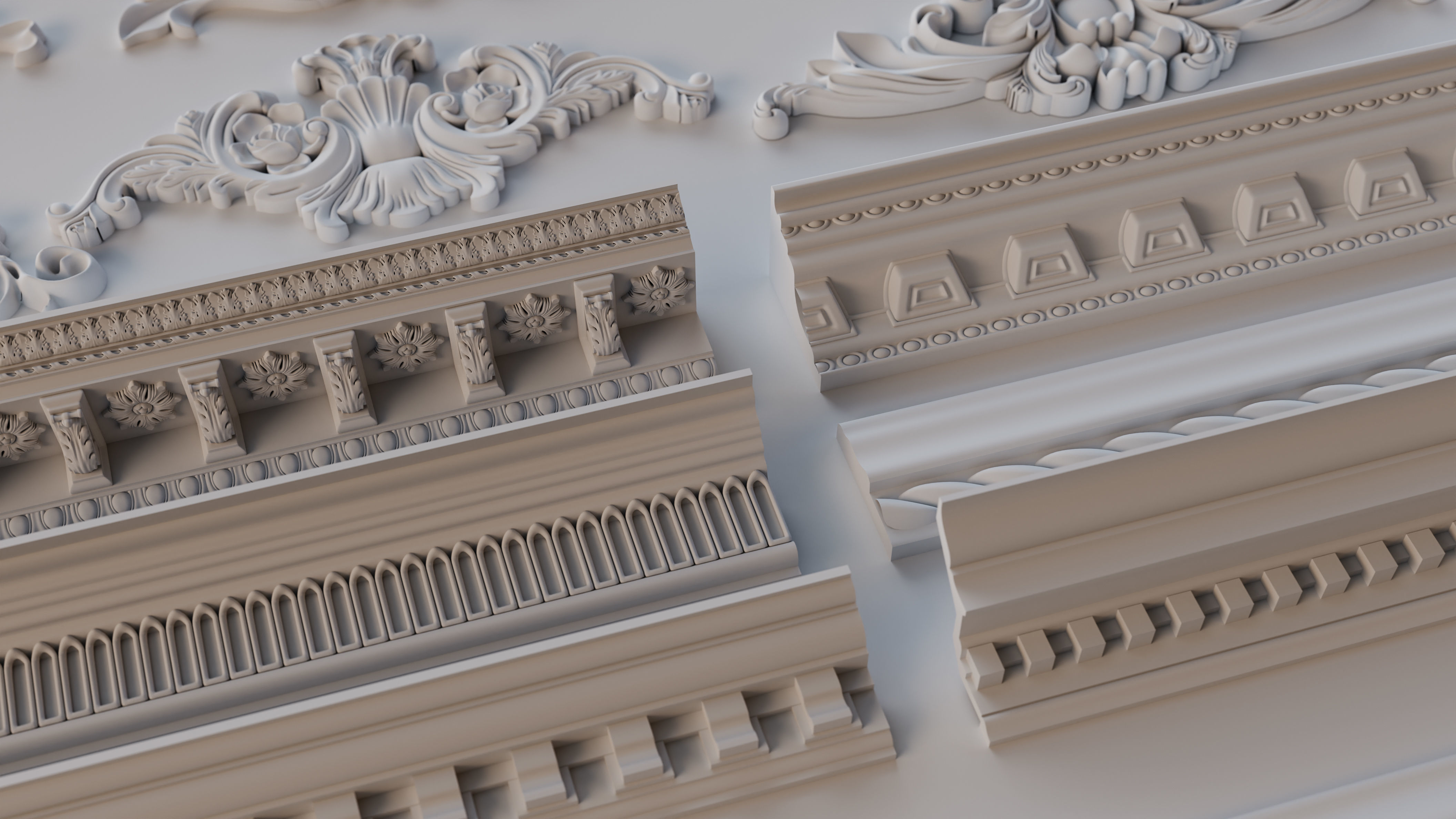 Ornament Molding 3D model_2