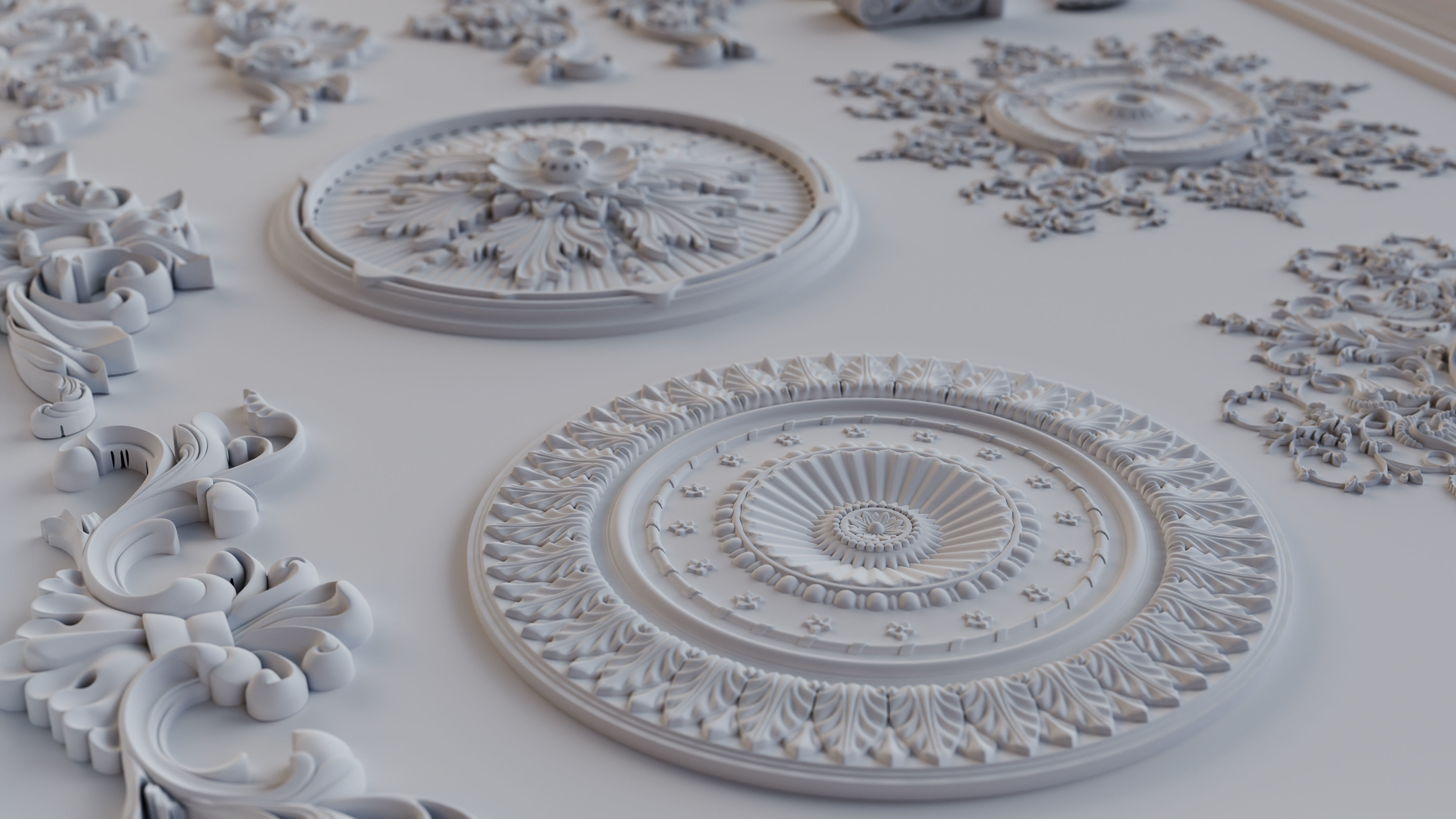 Ornament Molding 3D model_1