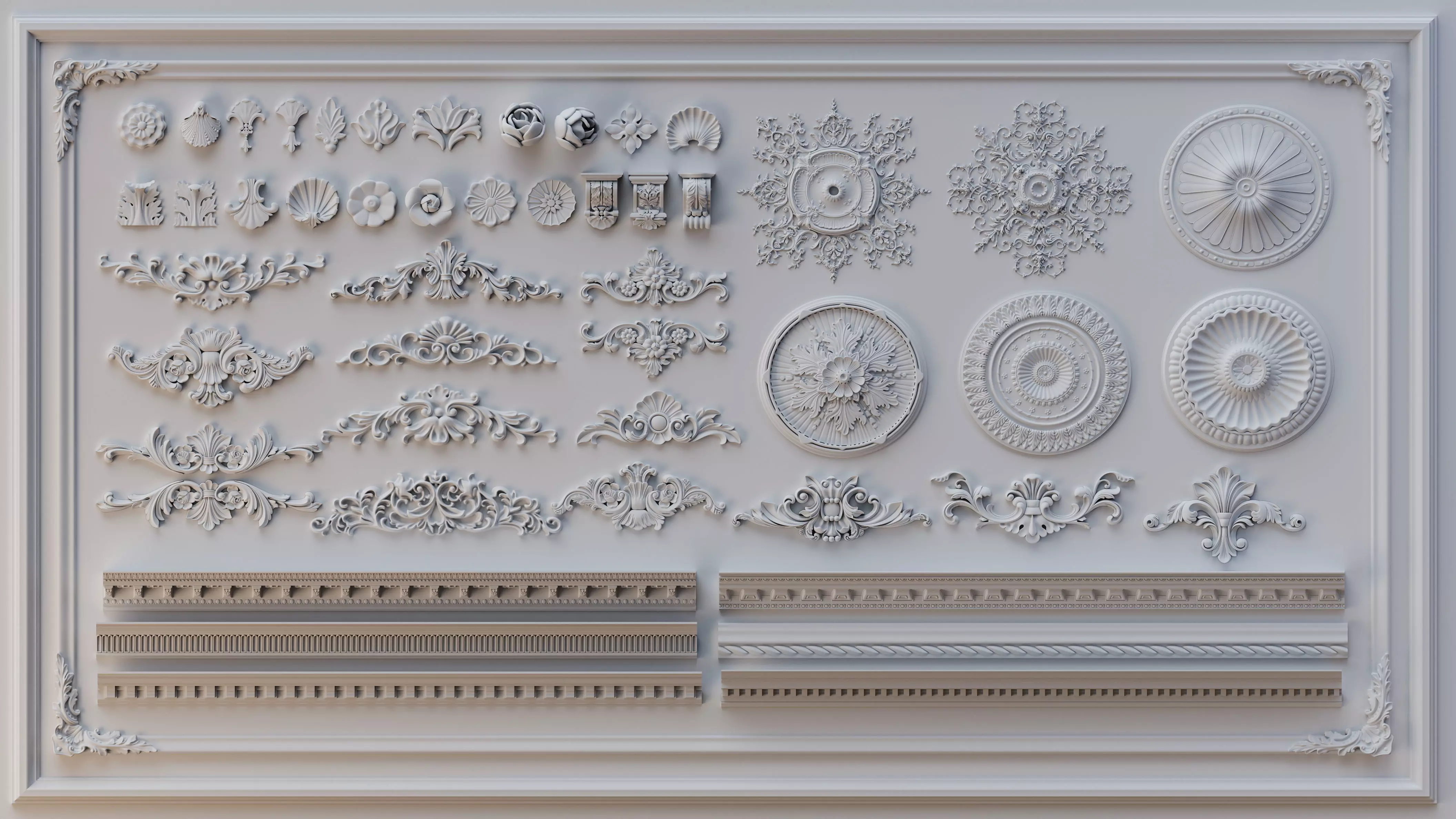 Ornament Molding 3D model_0