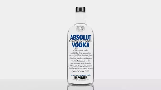 Absolut Vodka bottle