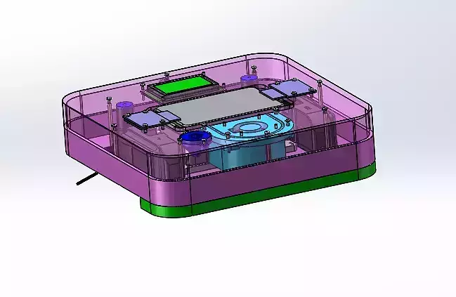 Sweeping Robot Low-poly 3D model Sweeping Robot Low-poly 3D model