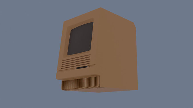 Apple Macintosh SE-30 Free 3D model