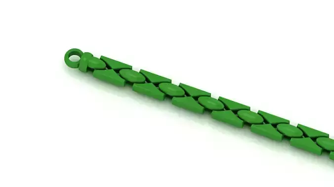 Oval Slot Chain Link STL Low Price Perfect Fit for CAM Machines