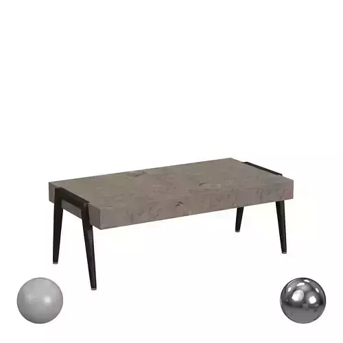 Cameron Rectangular Midcentury Modern Coffee Table