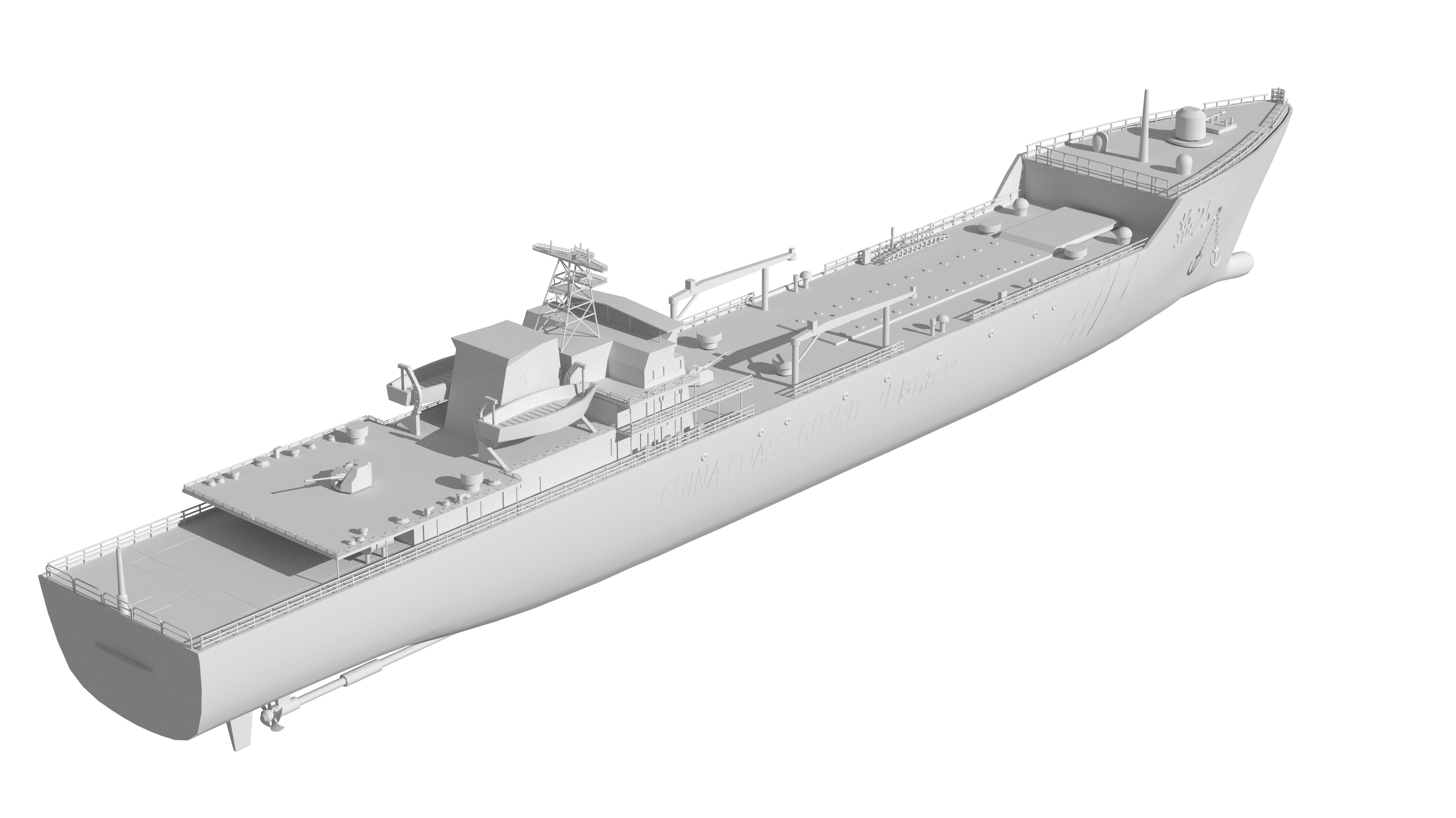 China Coast Guard - Tug 25 3D model_34