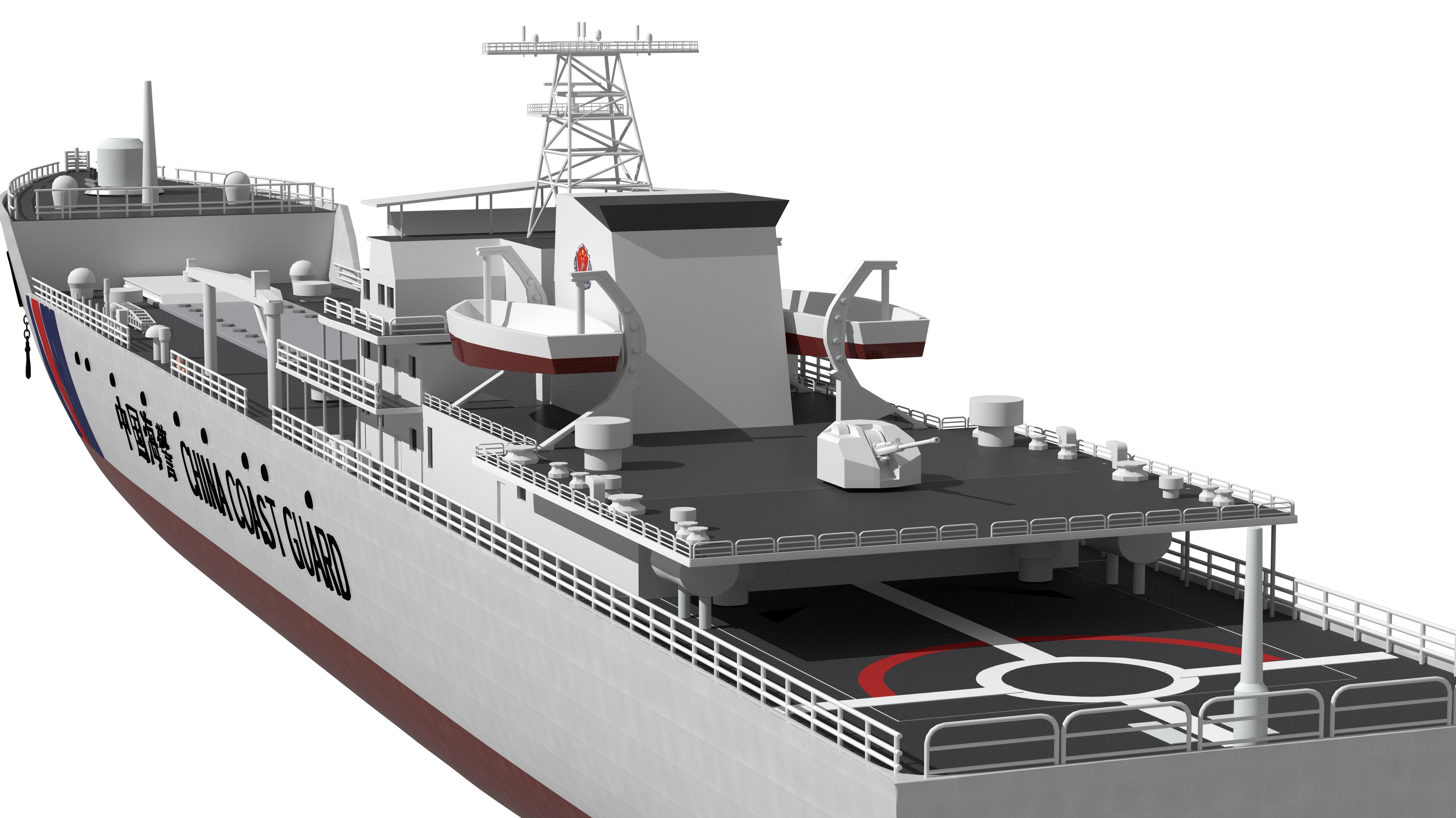 China Coast Guard - Tug 25 3D model_10