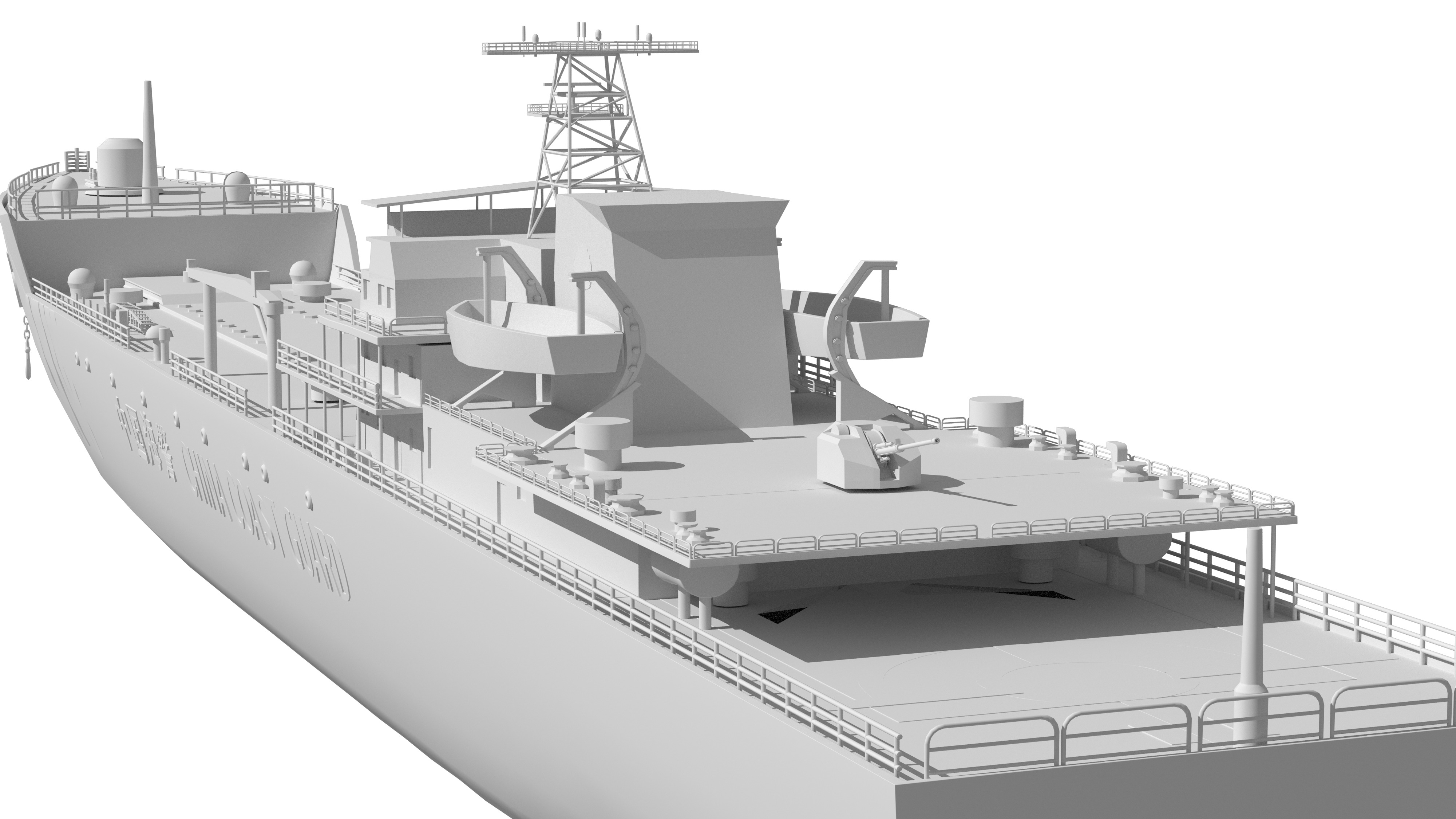 China Coast Guard - Tug 25 3D model_36