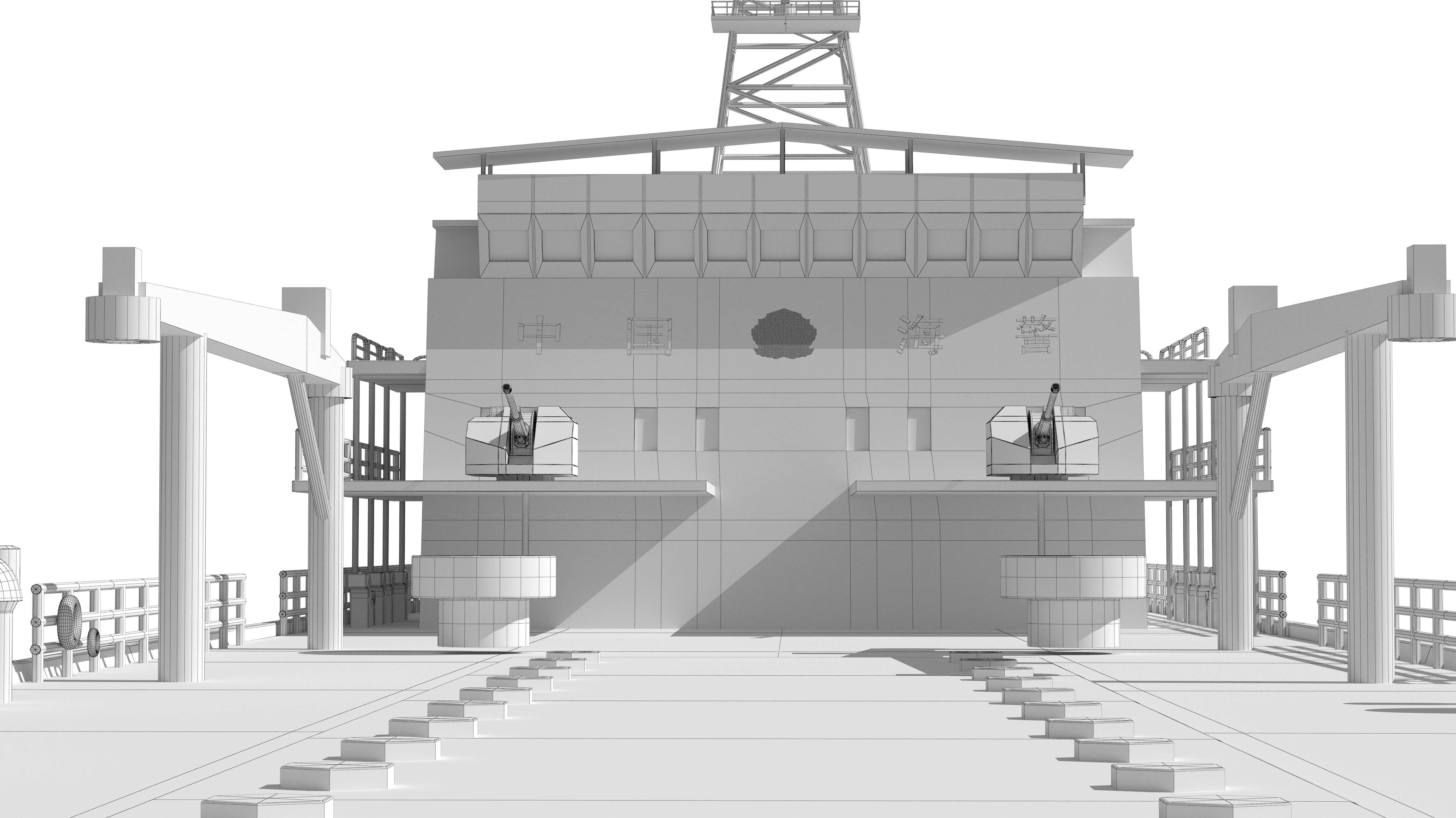 China Coast Guard - Tug 25 3D model_26