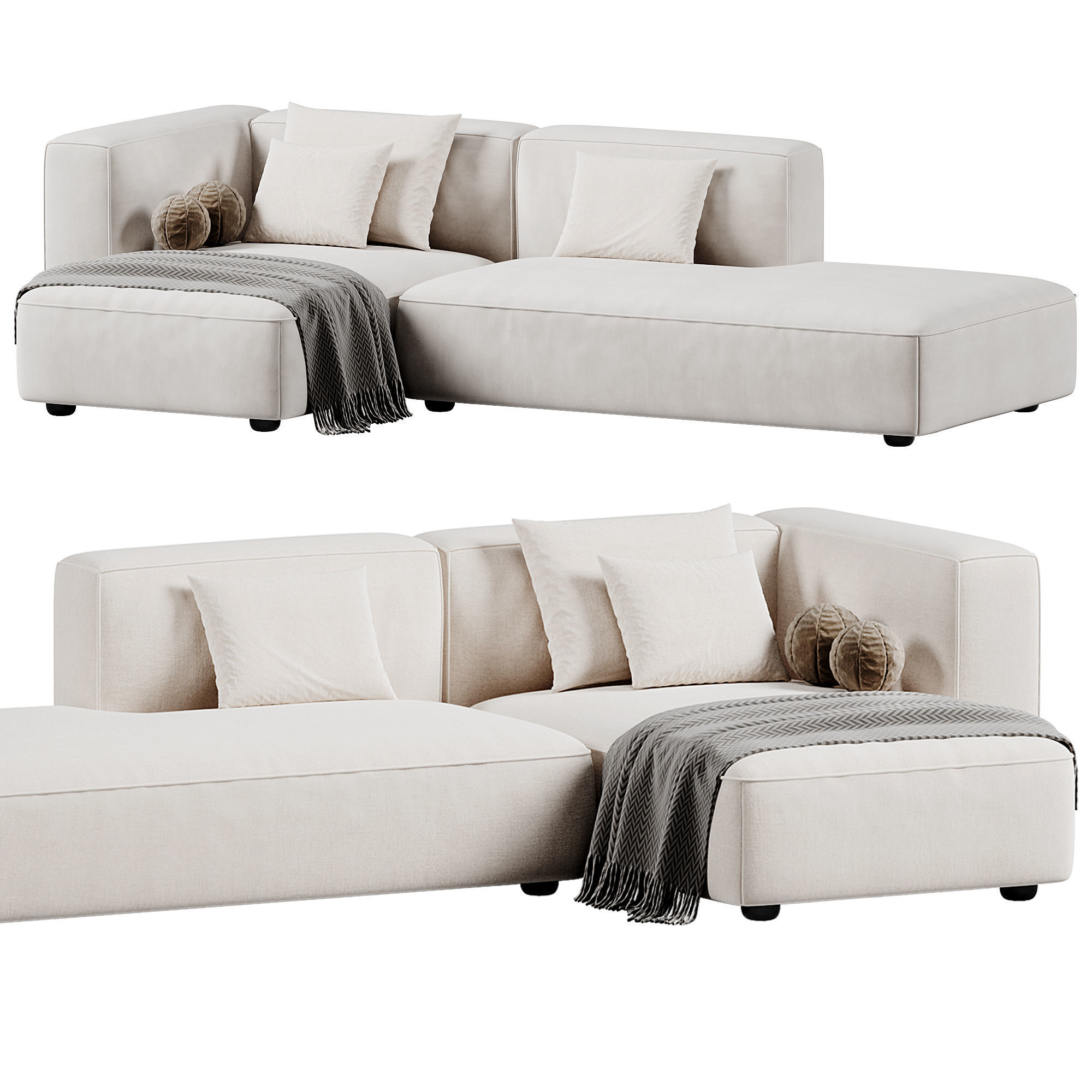Sofa BUTTER SOFT 3D model_3