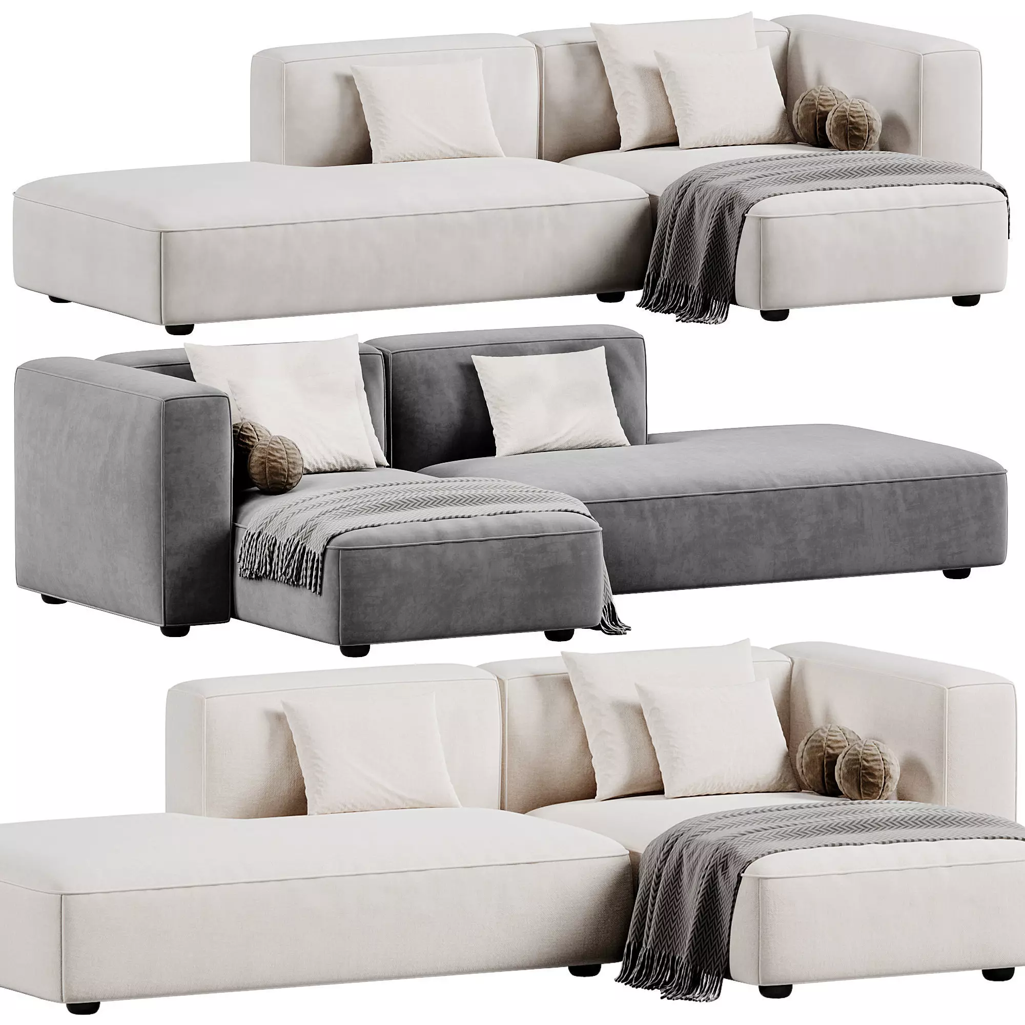 Sofa BUTTER SOFT 3D model_0