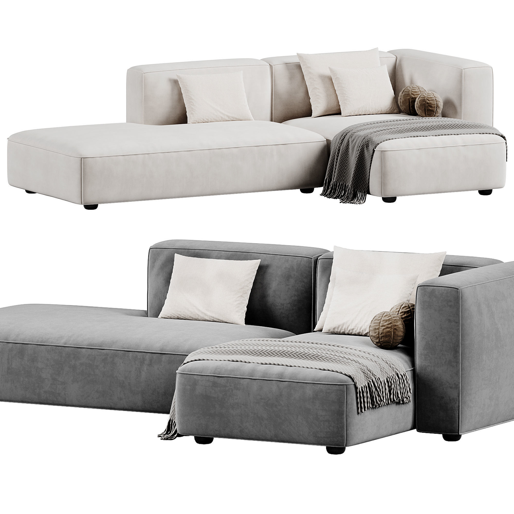 Sofa BUTTER SOFT 3D model_2