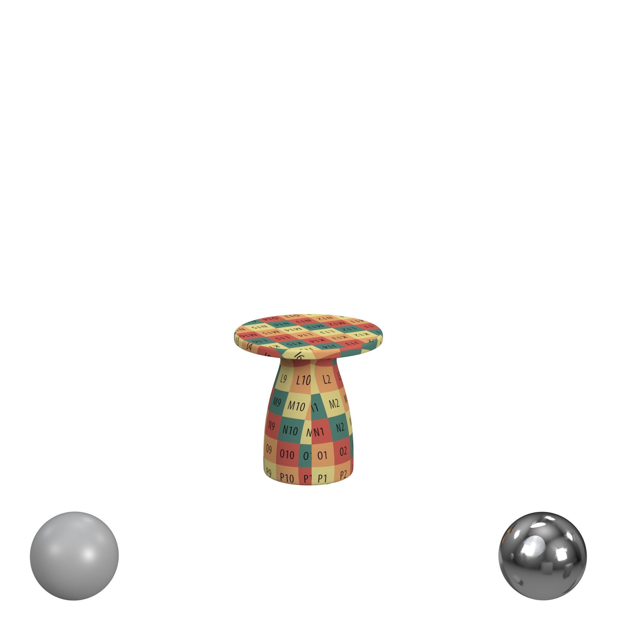 Collins Outdoor Accent Table 3D model_2