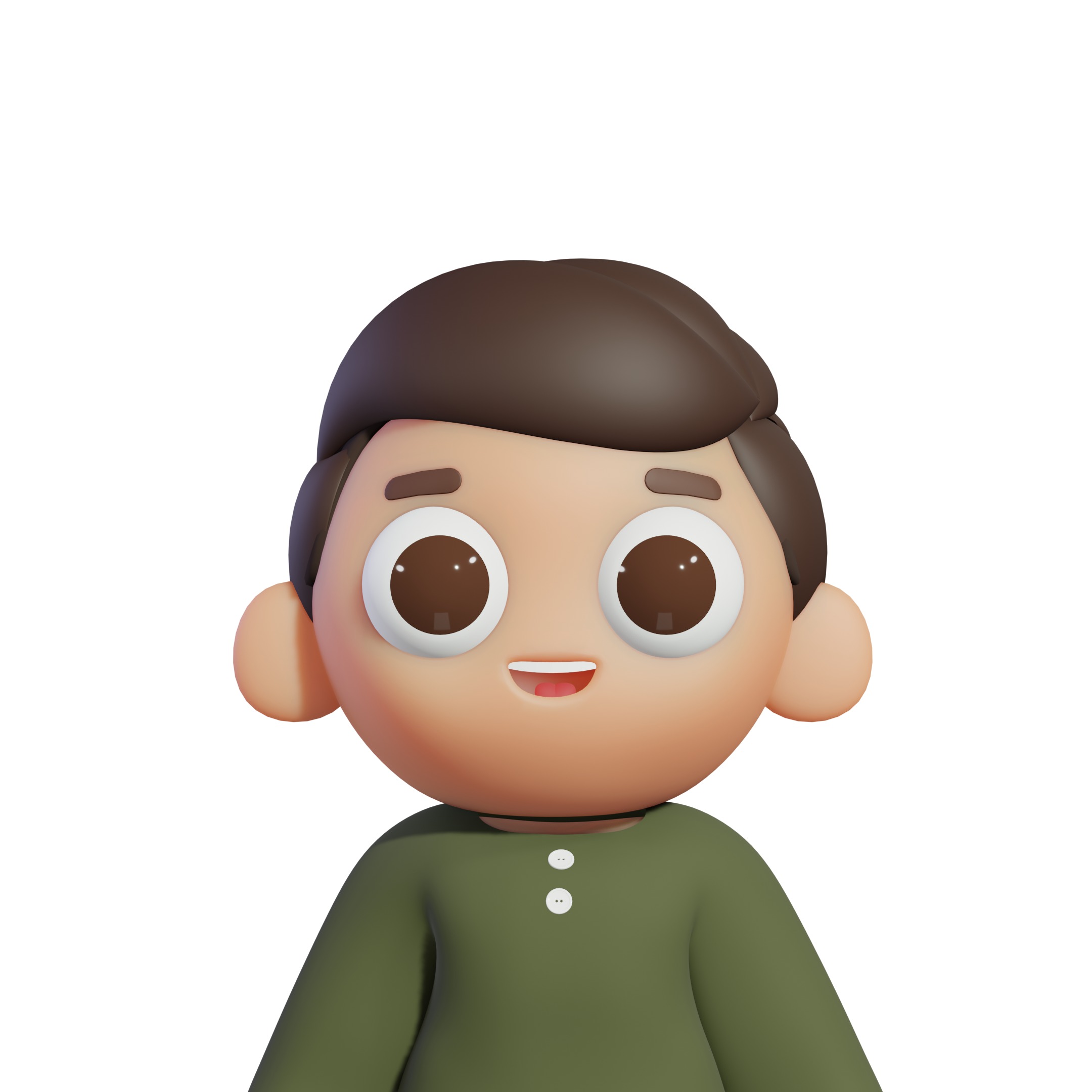 Toon Character Pack - 17 unique 3D characters Low-poly 3D model_6