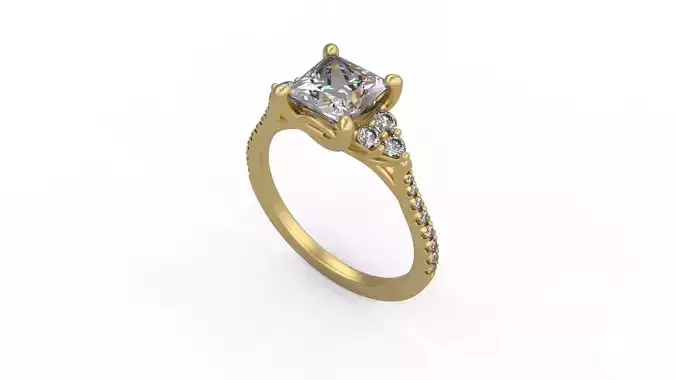 Woman Solitaire 1318 3D print model