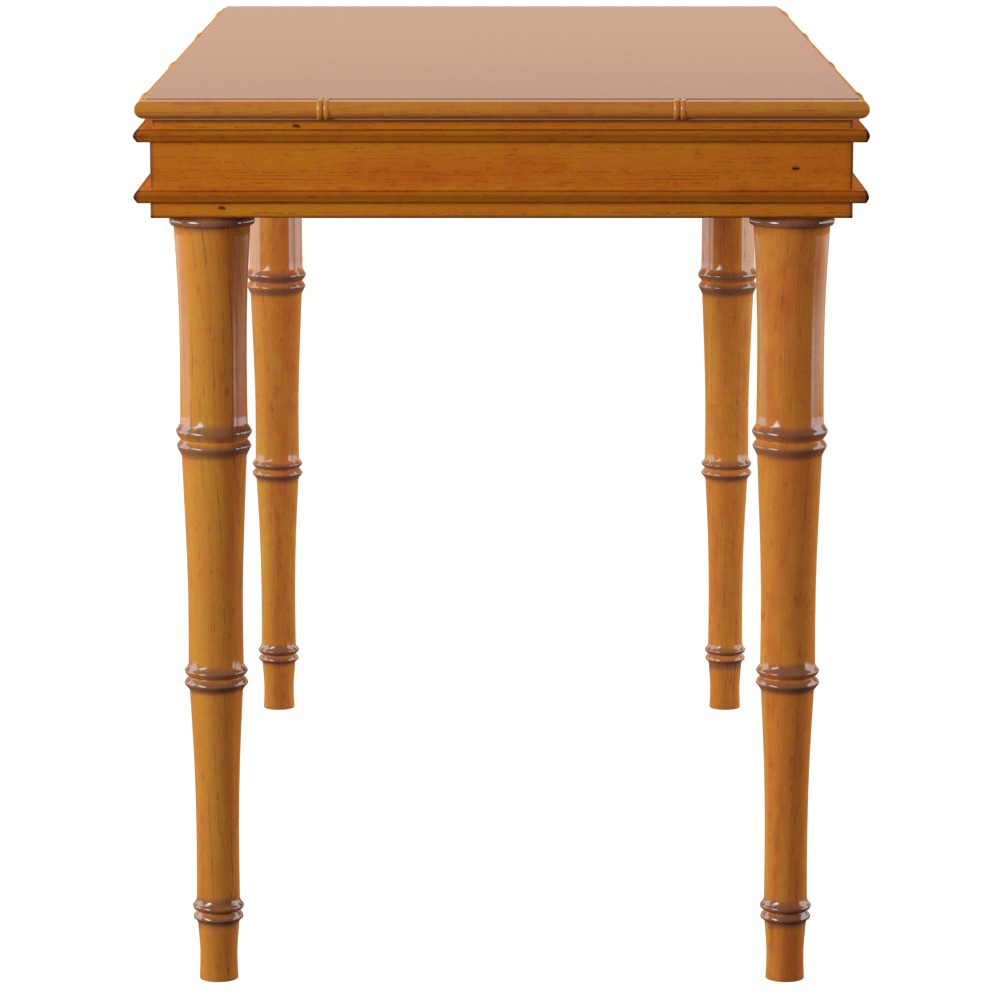 Noely Single Drawer Writing Desk 3D model_4