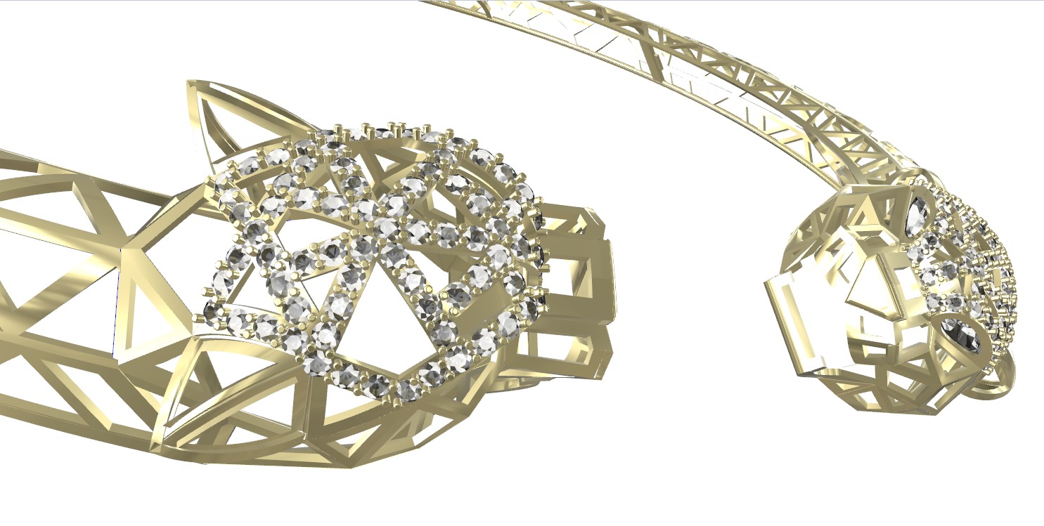 Necklace 3d print model 3D print model_4