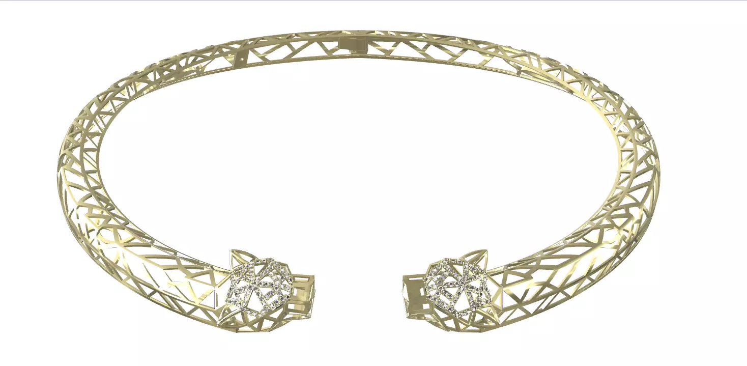 Necklace 3d print model 3D print model_0