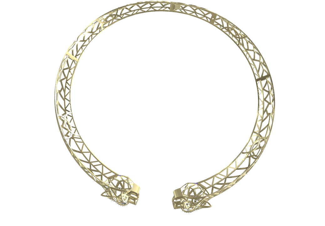 Necklace 3d print model 3D print model_6