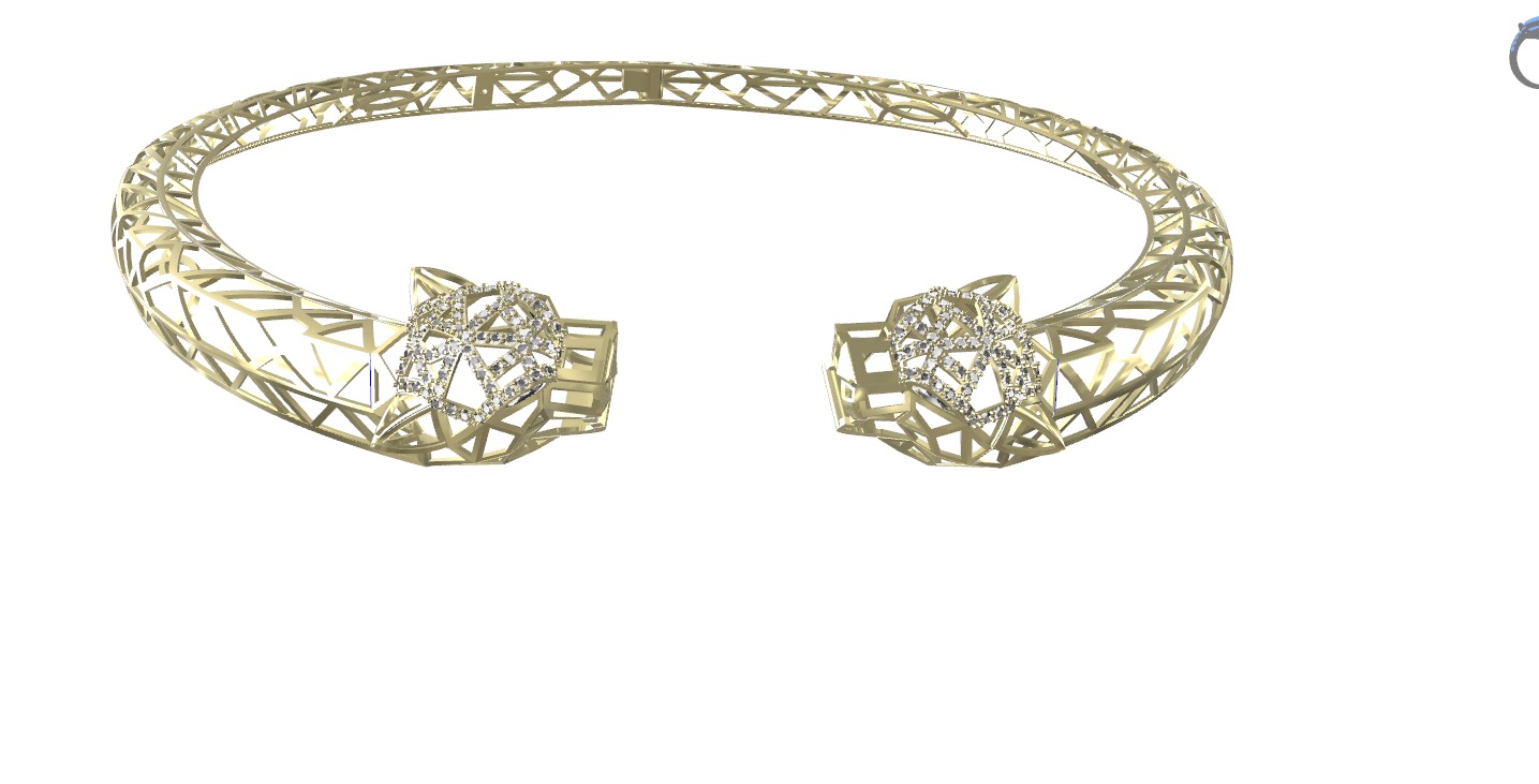 Necklace 3d print model 3D print model_5