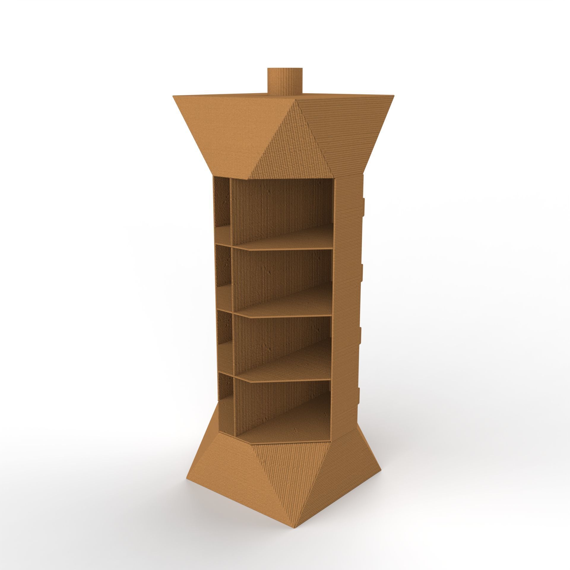 Point of Sale Cardboard Display Stand Texture_2