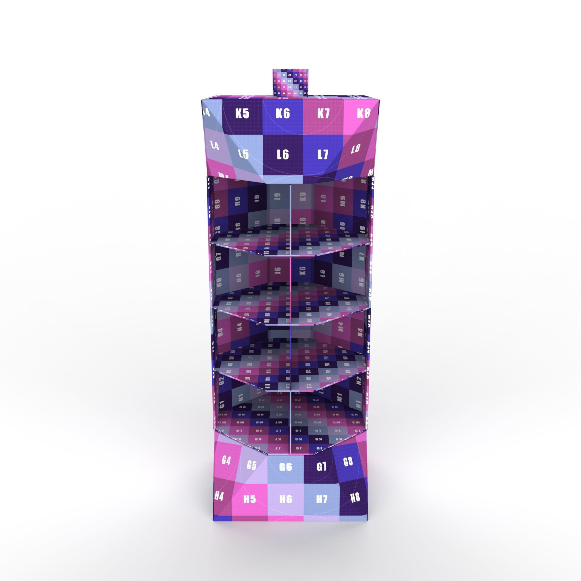 Point of Sale Cardboard Display Stand Texture_9
