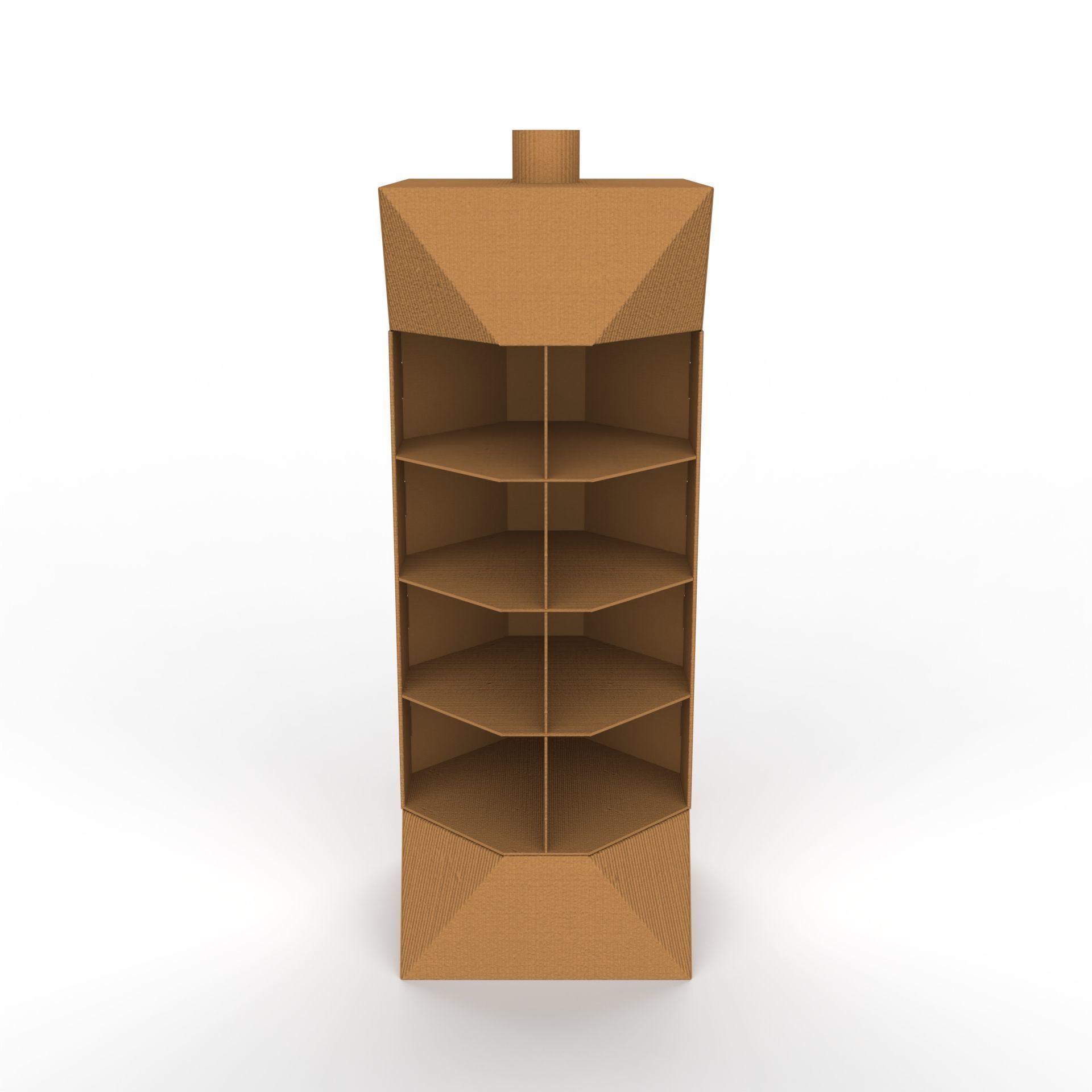 Point of Sale Cardboard Display Stand Texture_1