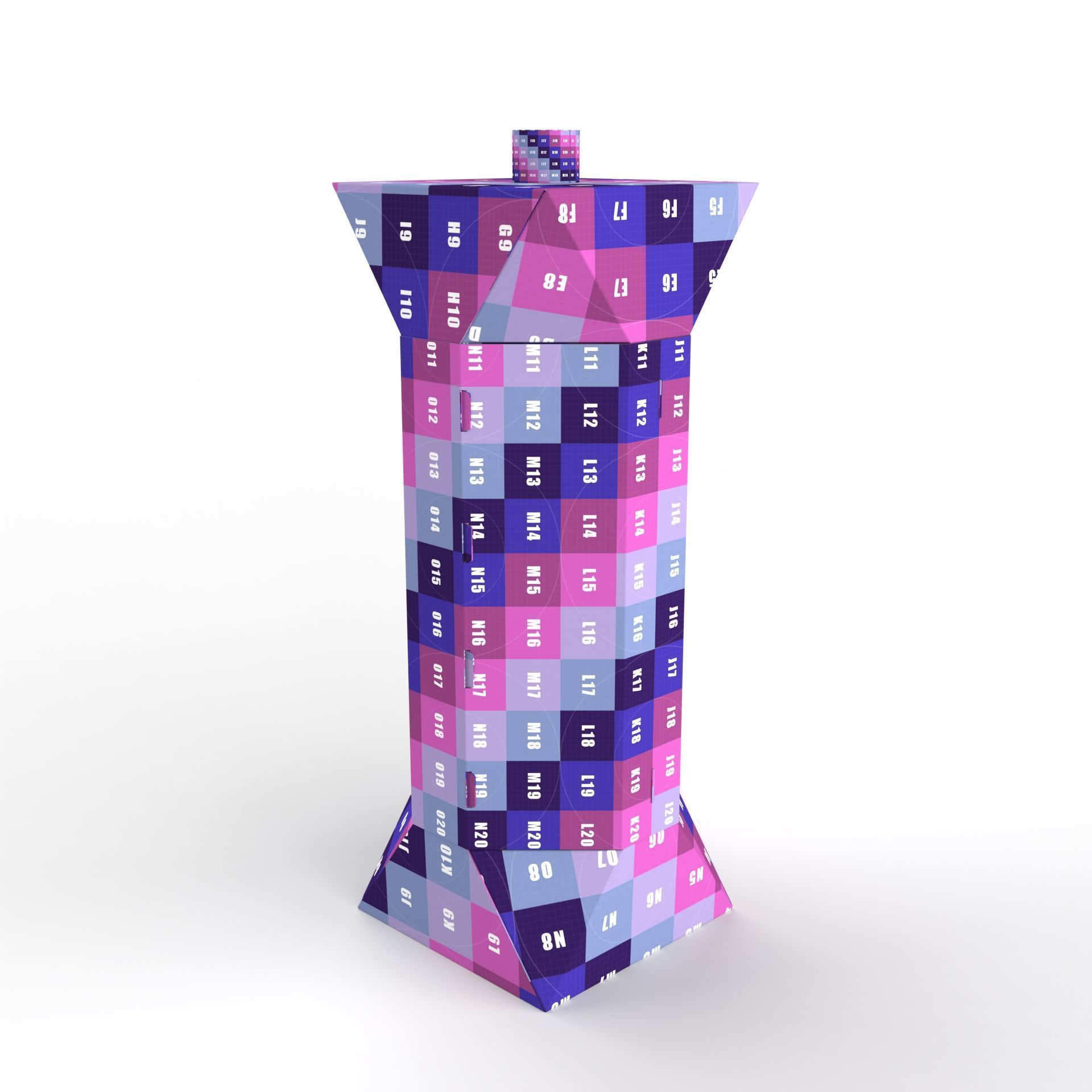 Point of Sale Cardboard Display Stand Texture_11