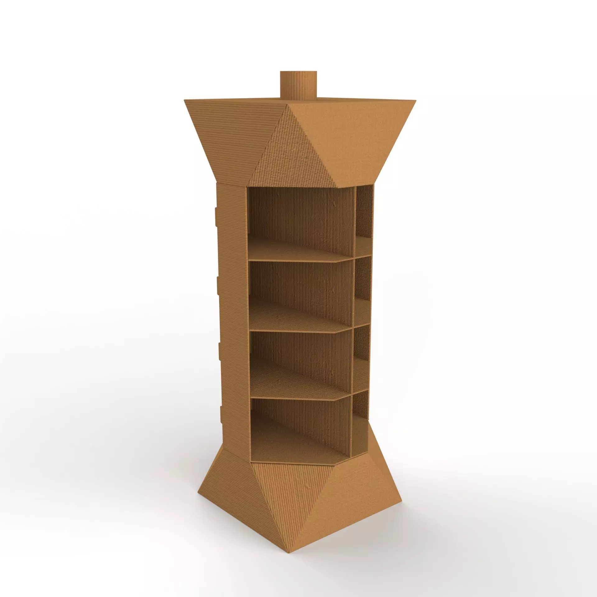 Point of Sale Cardboard Display Stand Texture_0