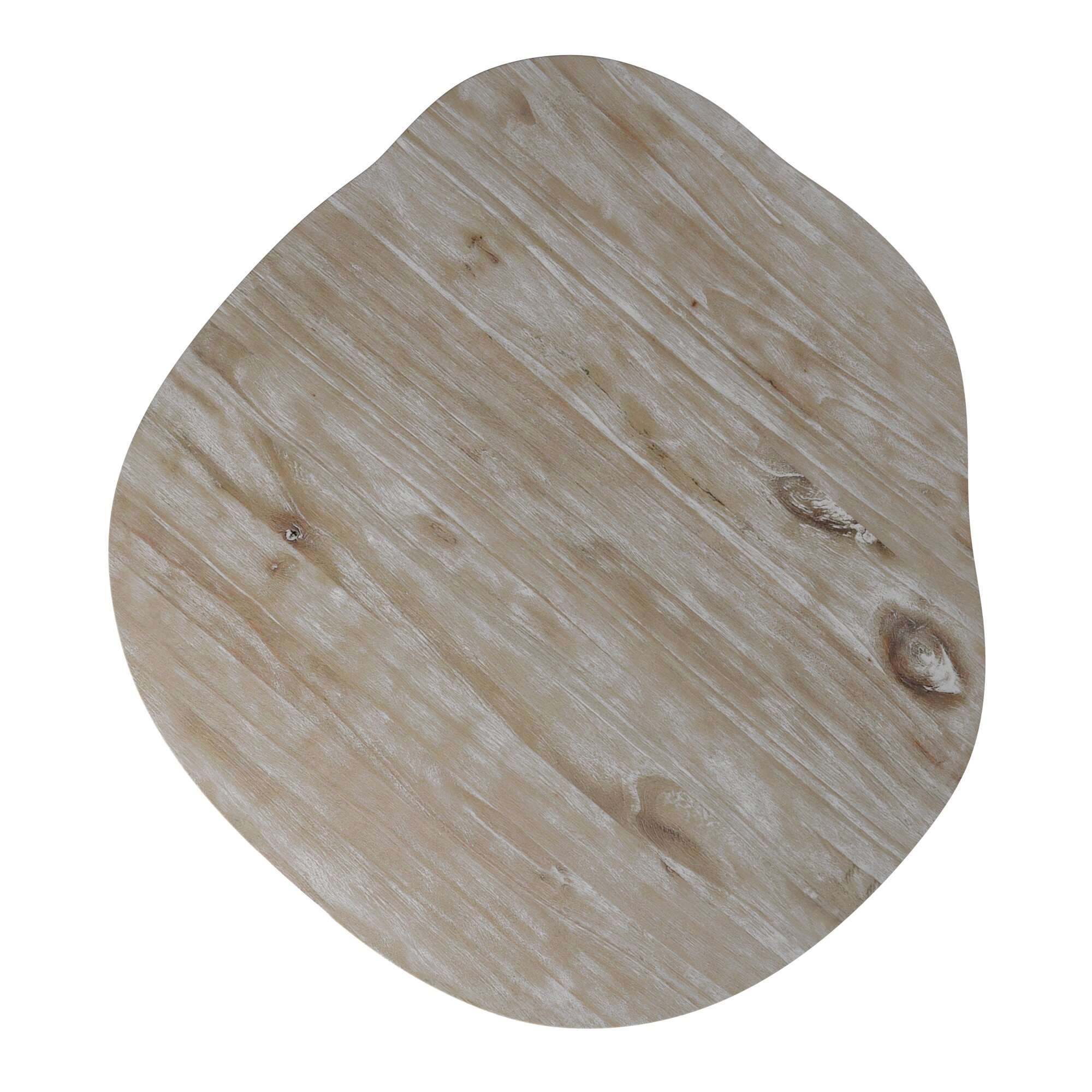 Mindy Wood Top Dining Table 3D model_4