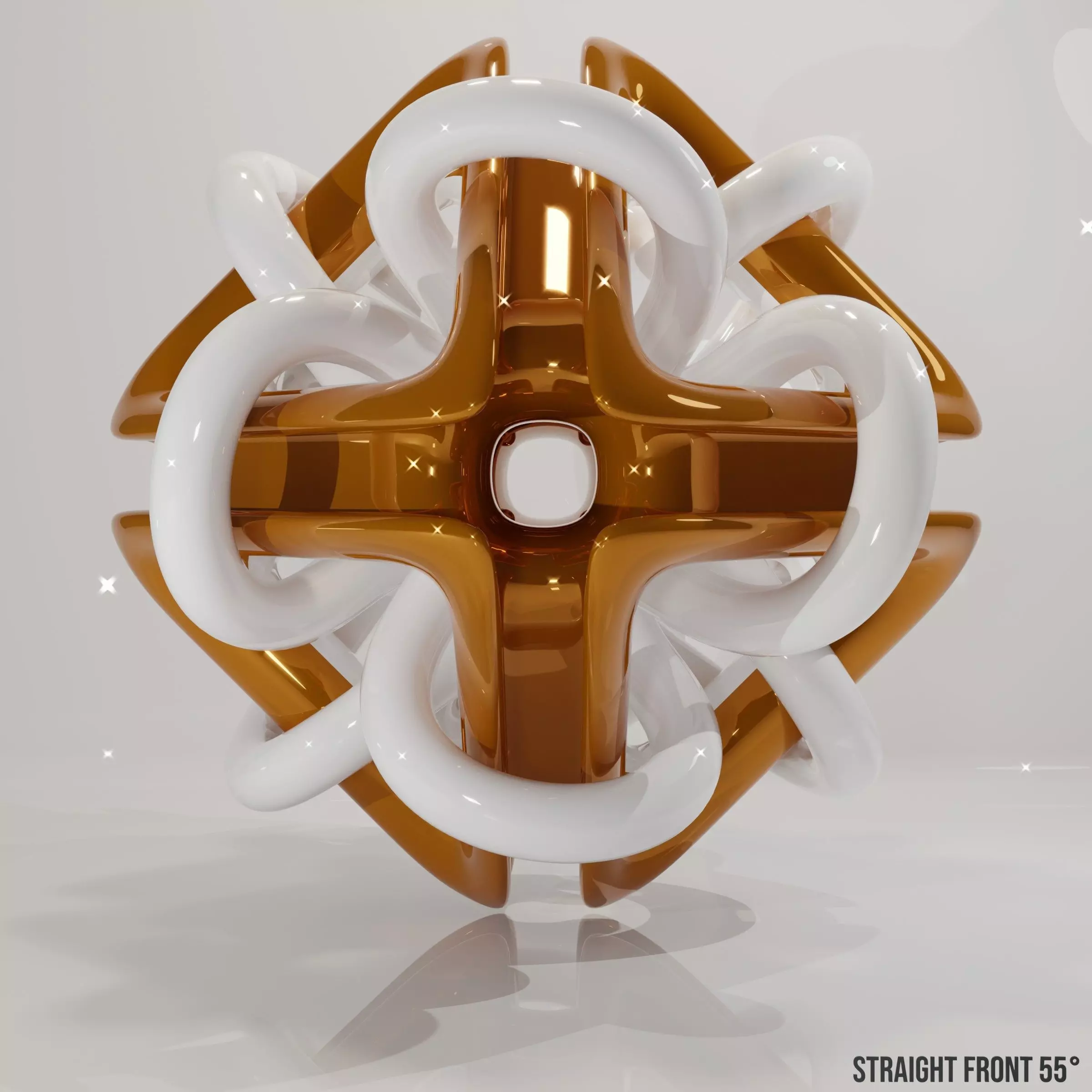 a modern Gordian Knot 3D model_0