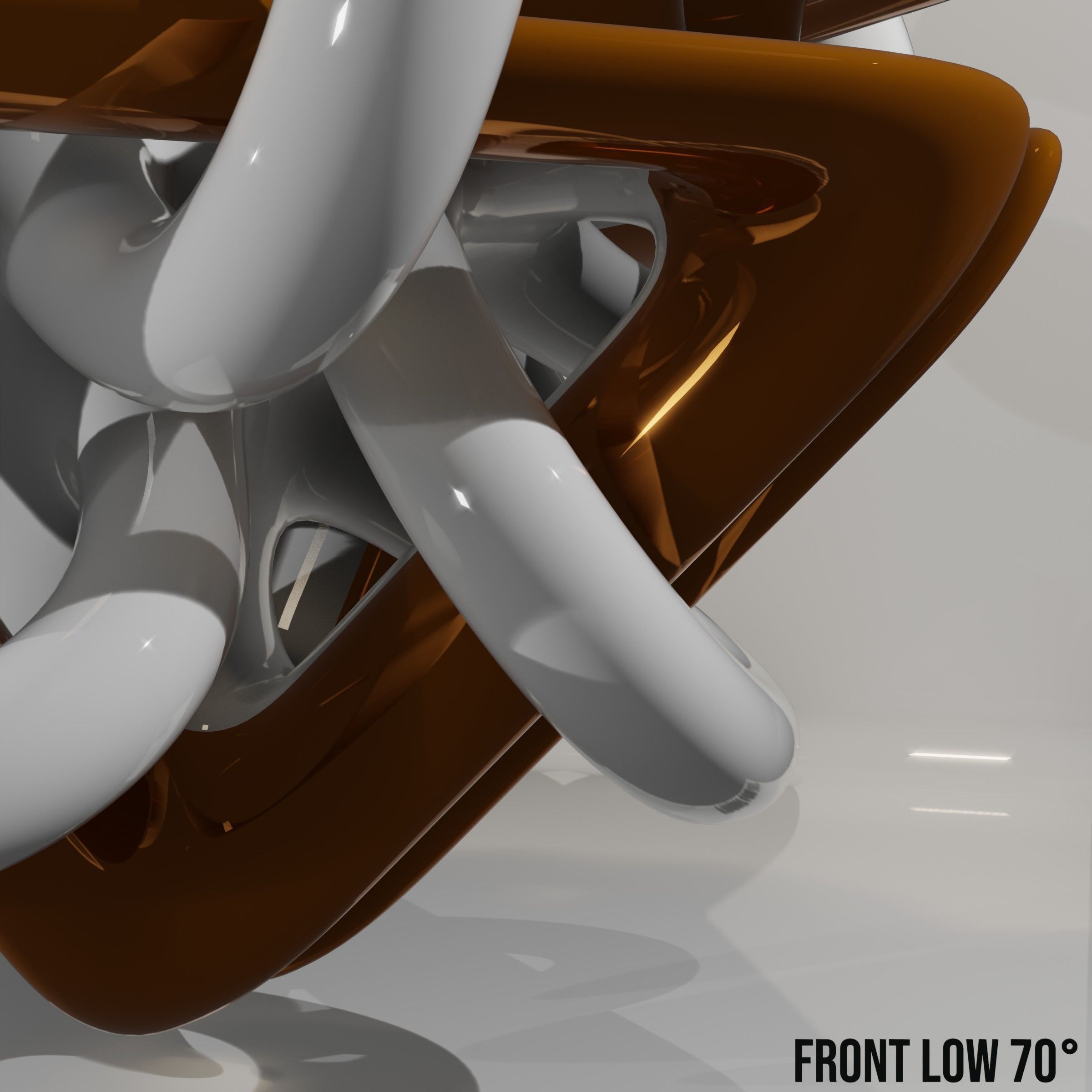 a modern Gordian Knot 3D model_3