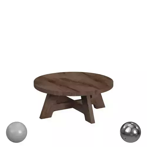 Davos Oak Round Coffee Table