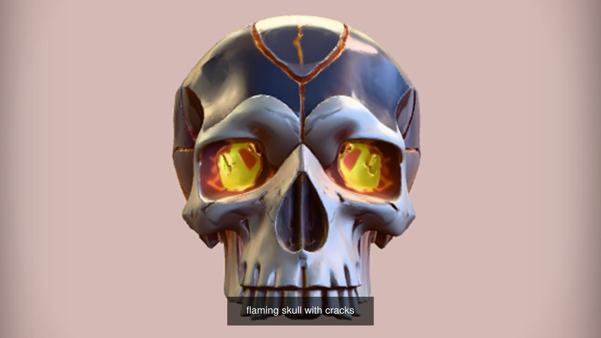 Skull 3D model collection for game ready _77