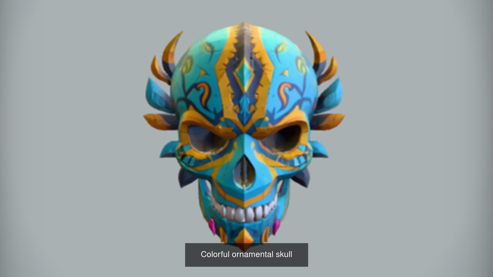 Skull 3D model collection for game ready _50