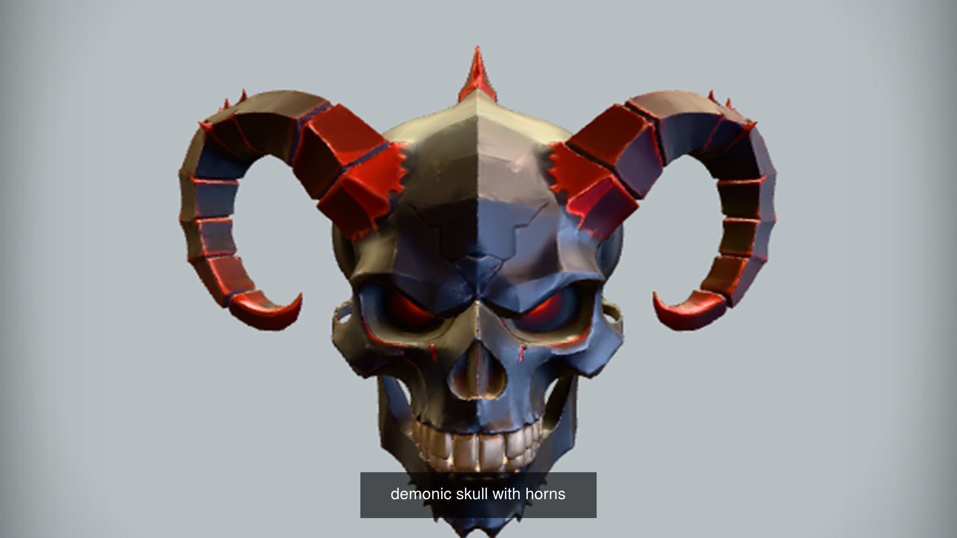 Skull 3D model collection for game ready _78