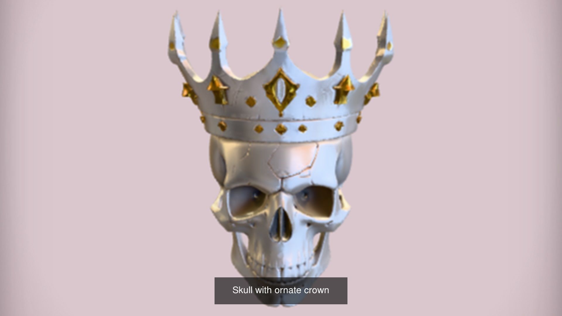 Skull 3D model collection for game ready _53
