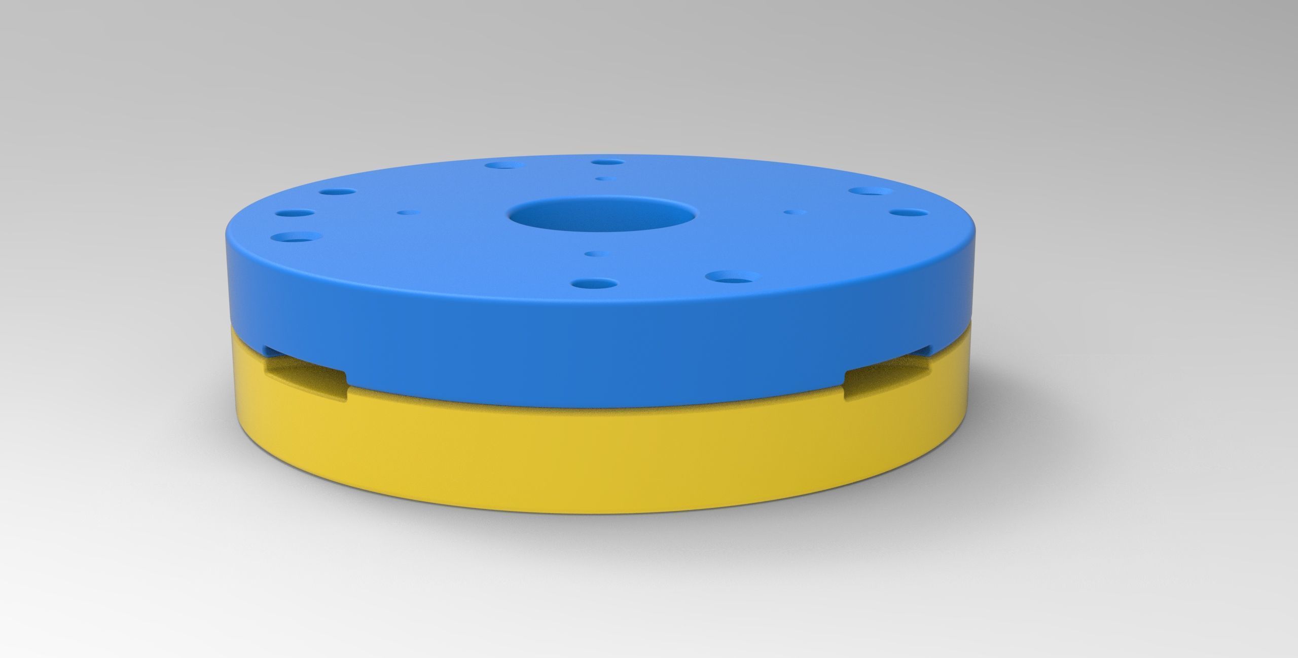 Mold for diecast tire 2 Scale 1 to 10 and 1 to 14 and 1 to 25 3D print model_4